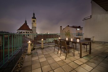 EA Hotel Royal Esprit**** - номер категории Executive Junior Suite с террасой с видом на Пражский Град - терраса